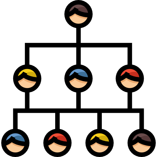 Hierarchical structure icon
