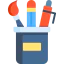 Pencil holder biểu tượng 64x64