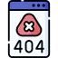 404 error icon 64x64