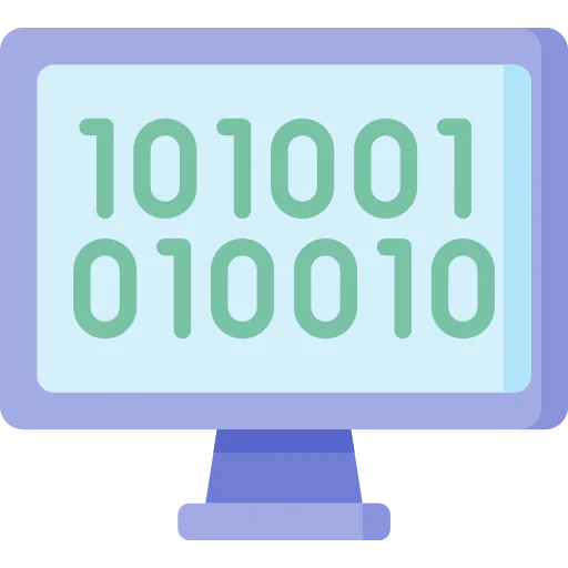 Binary code icône