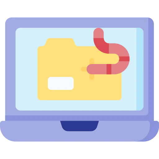 Infected folder icon