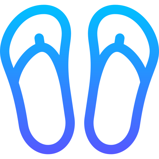 Flip flops icon