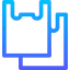 Plastic bags icon 64x64
