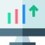 Bar graph icon 64x64