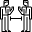 Social distancing Symbol 64x64