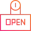 Open sign 图标 64x64