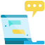 Chat bubbles icon 64x64