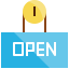 Open sign 图标 64x64