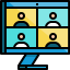 Video calling Ikona 64x64