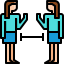 Social distancing Symbol 64x64