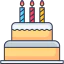 Birthday cake icon 64x64