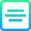 Align center icon 64x64
