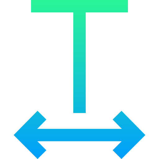 Text width icon