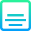 Align center icon 64x64