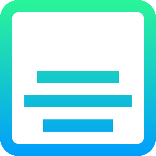 Align center icon