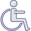 Disabled person icône 64x64