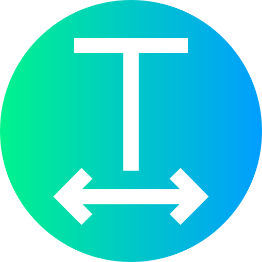 Text width icon