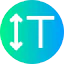 Text height icon 64x64