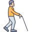 Blind man ícono 64x64