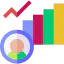 Social growth icon 64x64