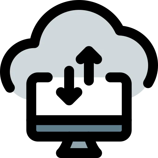Cloud storage icon
