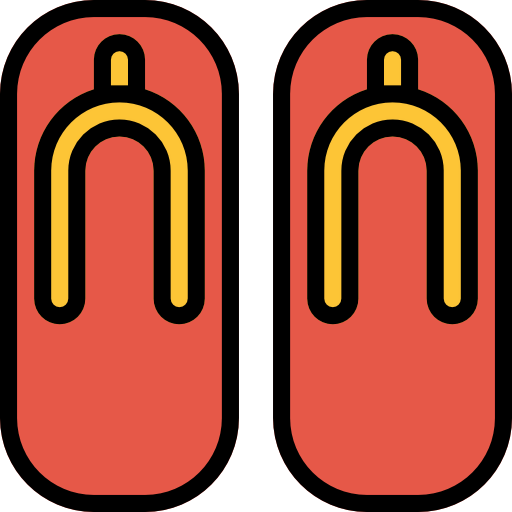 Flip flops icon