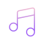 Music notes icon 64x64