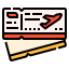 Boarding pass icon 64x64
