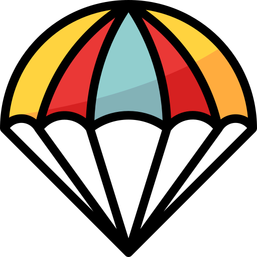 Parachuting icon