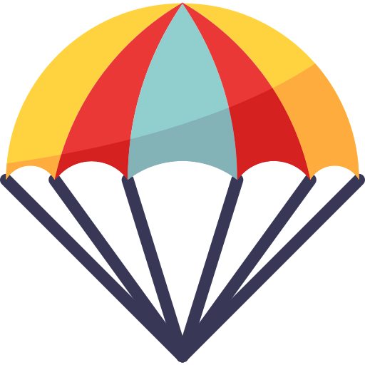 Parachuting icon