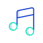 Music notes icon 64x64