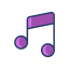 Music notes icon 64x64