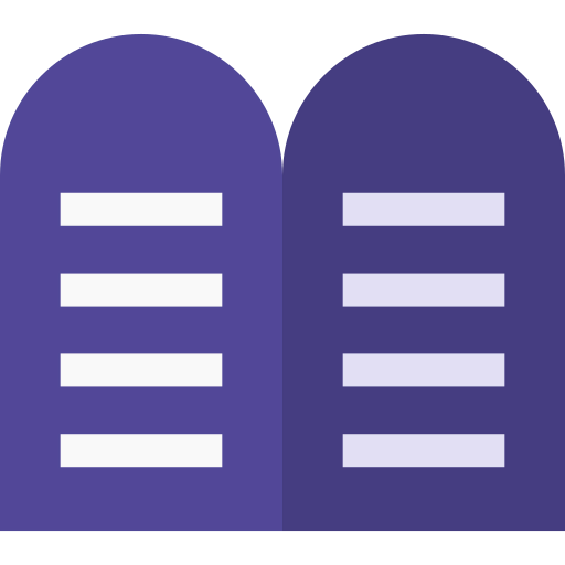 Ten commandments icon