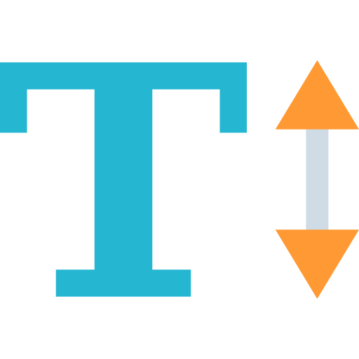 Text height icon