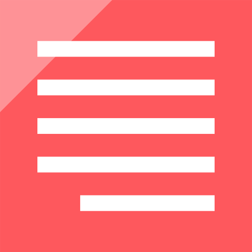 Right alignment icon