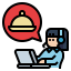 Call center agent icon 64x64