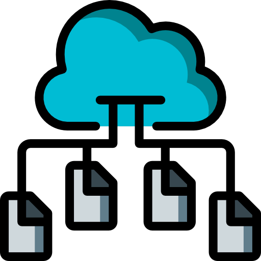 Computing cloud icon