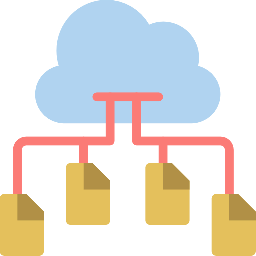Computing cloud icon