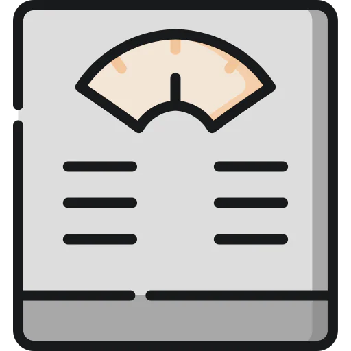 Bathroom scale icon