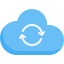Cloud sync icon 64x64