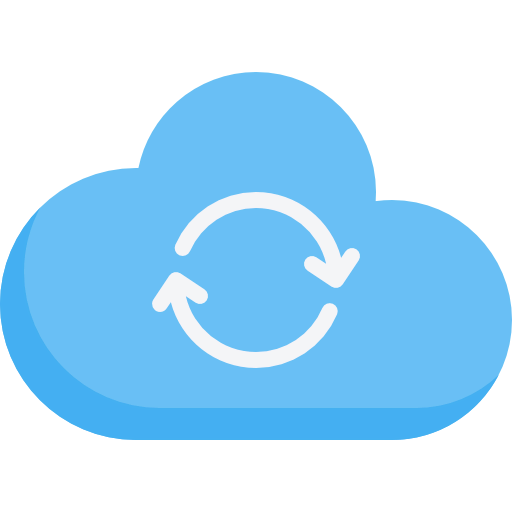 Cloud sync icon