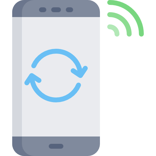 Mobile sync icon