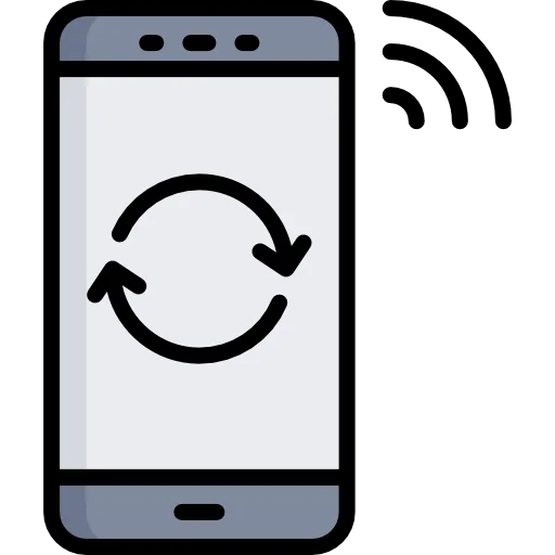 Mobile sync icon