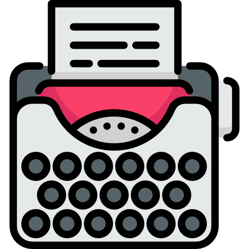 Typewriter icon
