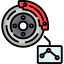 Brake disc icon 64x64