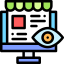Online shopping icon 64x64