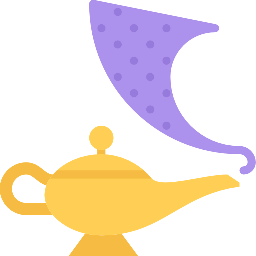 Magic lamp icon