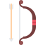Bow and arrow ícono 64x64