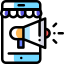 Digital marketing ícone 64x64