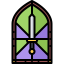 Stained glass icon 64x64